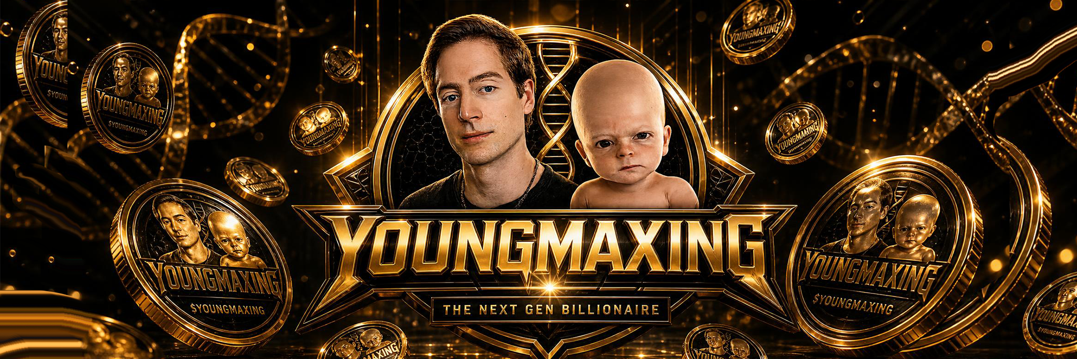 YOUNGMAXING banner — Cute. Strong. Community.